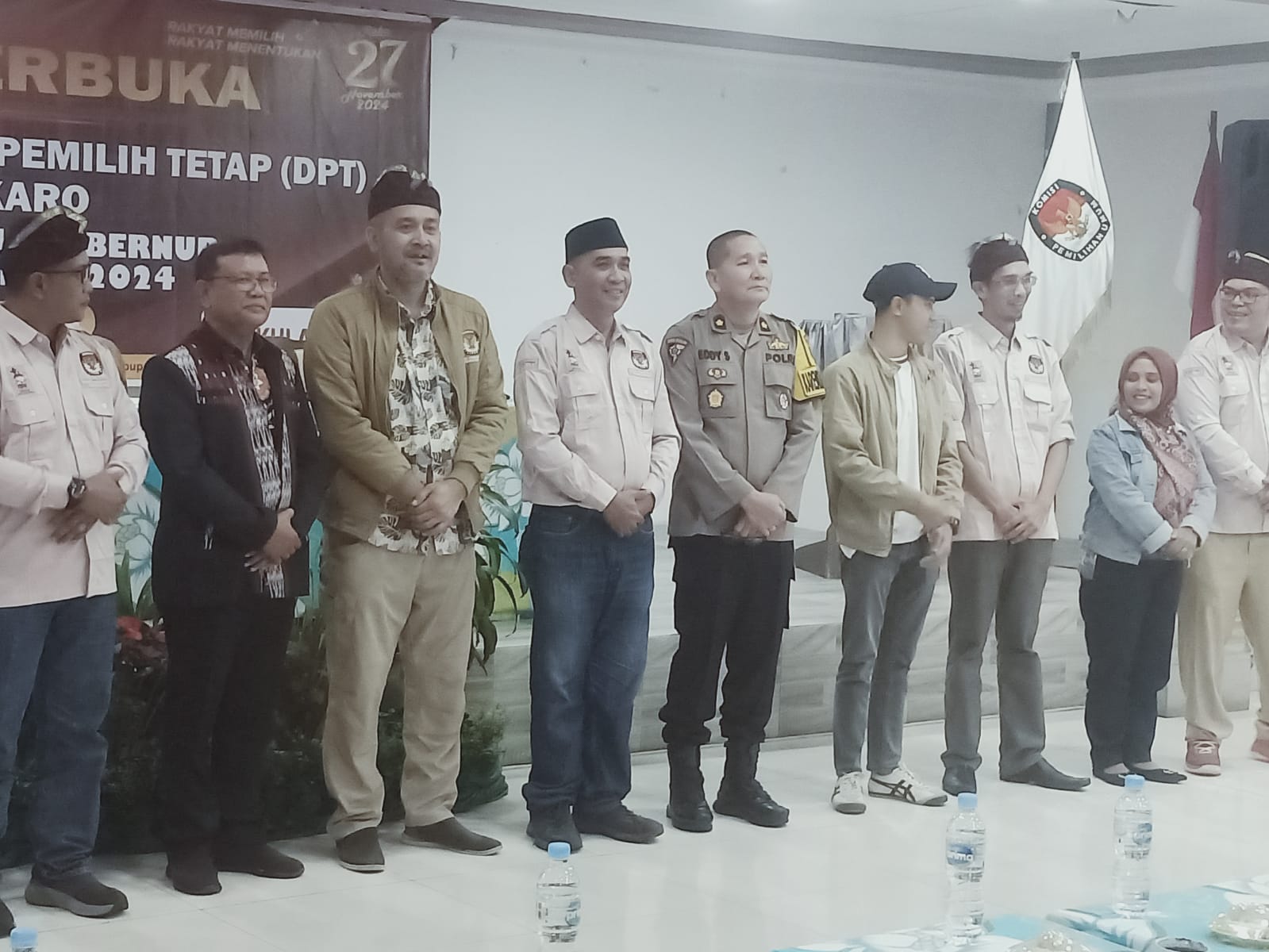 Rapat Pleno Terbuka Penetapan DPT Pemilu 2024 Kabupaten Karo, Tetapkan 299.600 DPT dan 673 TPS