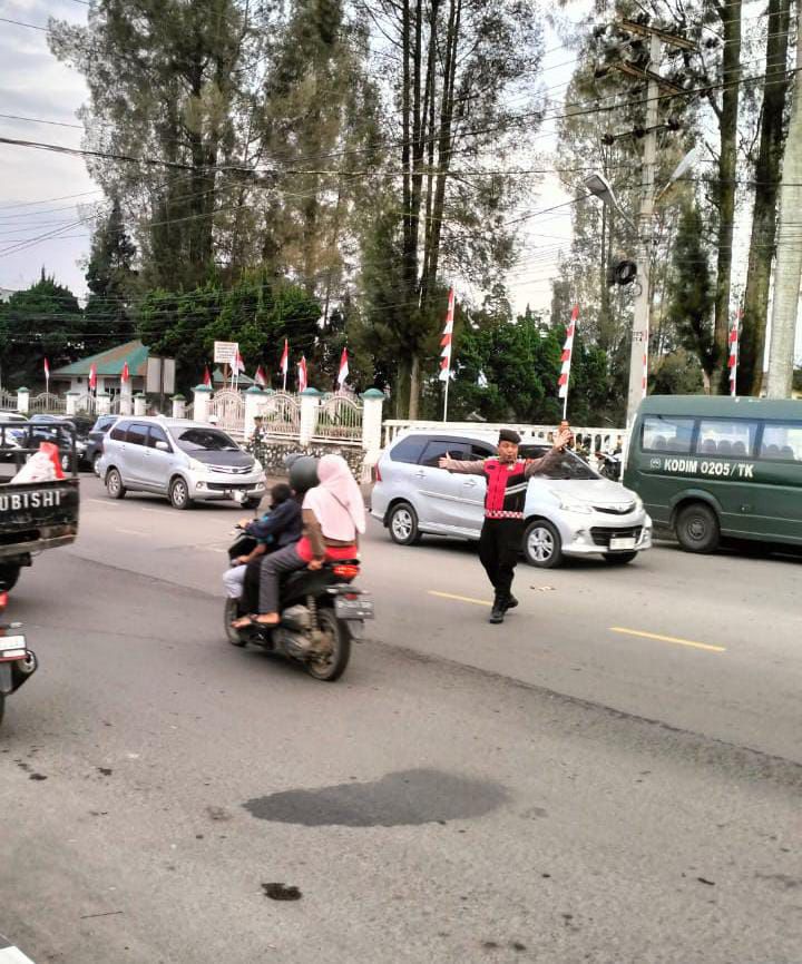 Intensifikasi Pengaturan Lalu Lintas oleh Polres Tanah Karo di Kabanjahe