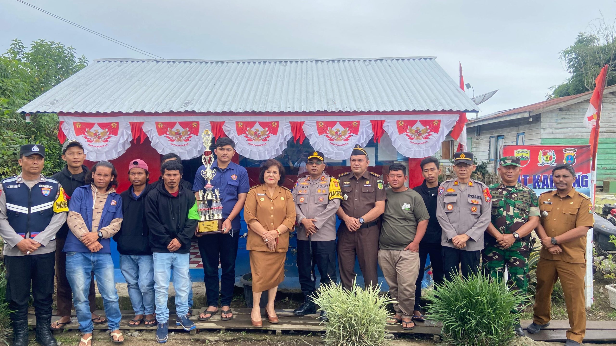 Desa Lausimomo Raih Juara 1 Lomba Satkamling Tingkat Sumatera Utara, Forkopimda Karo Apresiasi Peran Masyarakat dan Bhabinkamtibmas