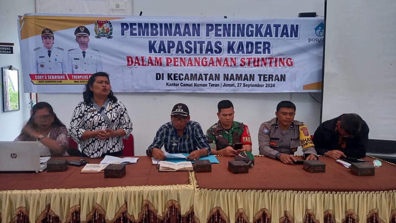 Polsek Simpang Empat Dukung Program Pemantauan Tumbuh Kembang Balita dan Penanganan Stunting di Naman Teran