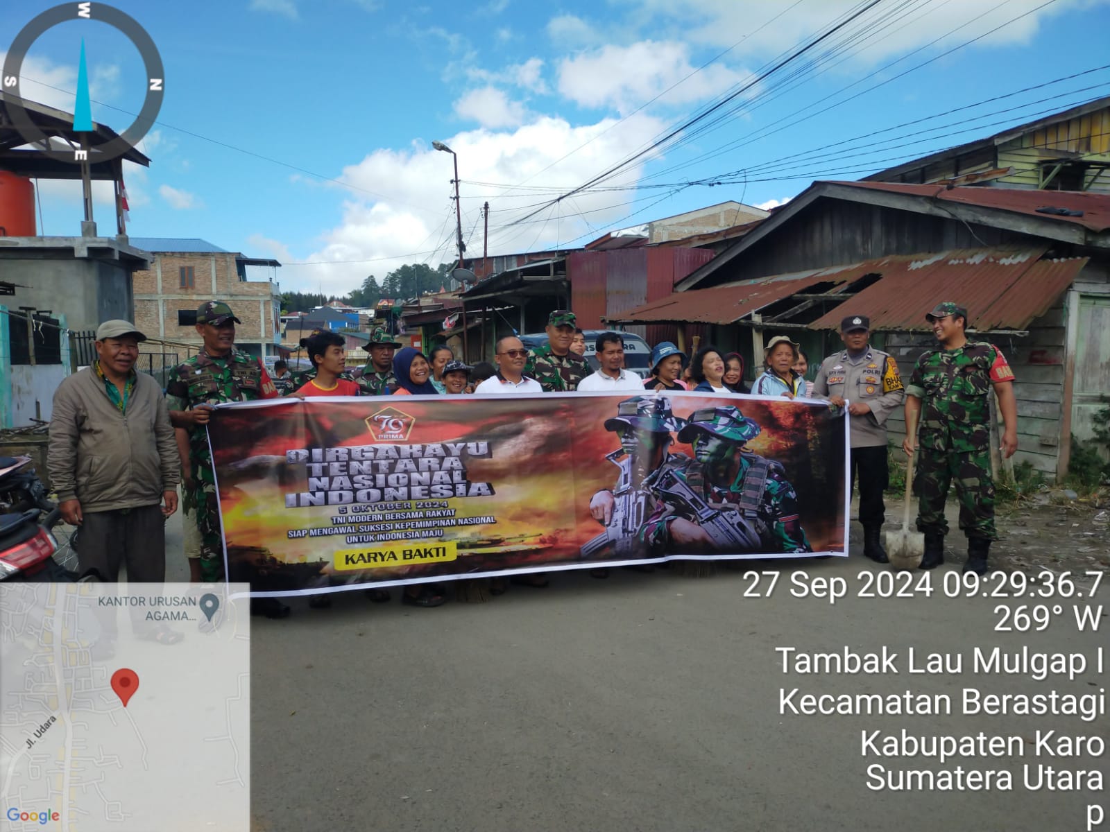 Jumat Bersih Polsek Berastagi: Kolaborasi Warga untuk Keamanan dan Kebersihan