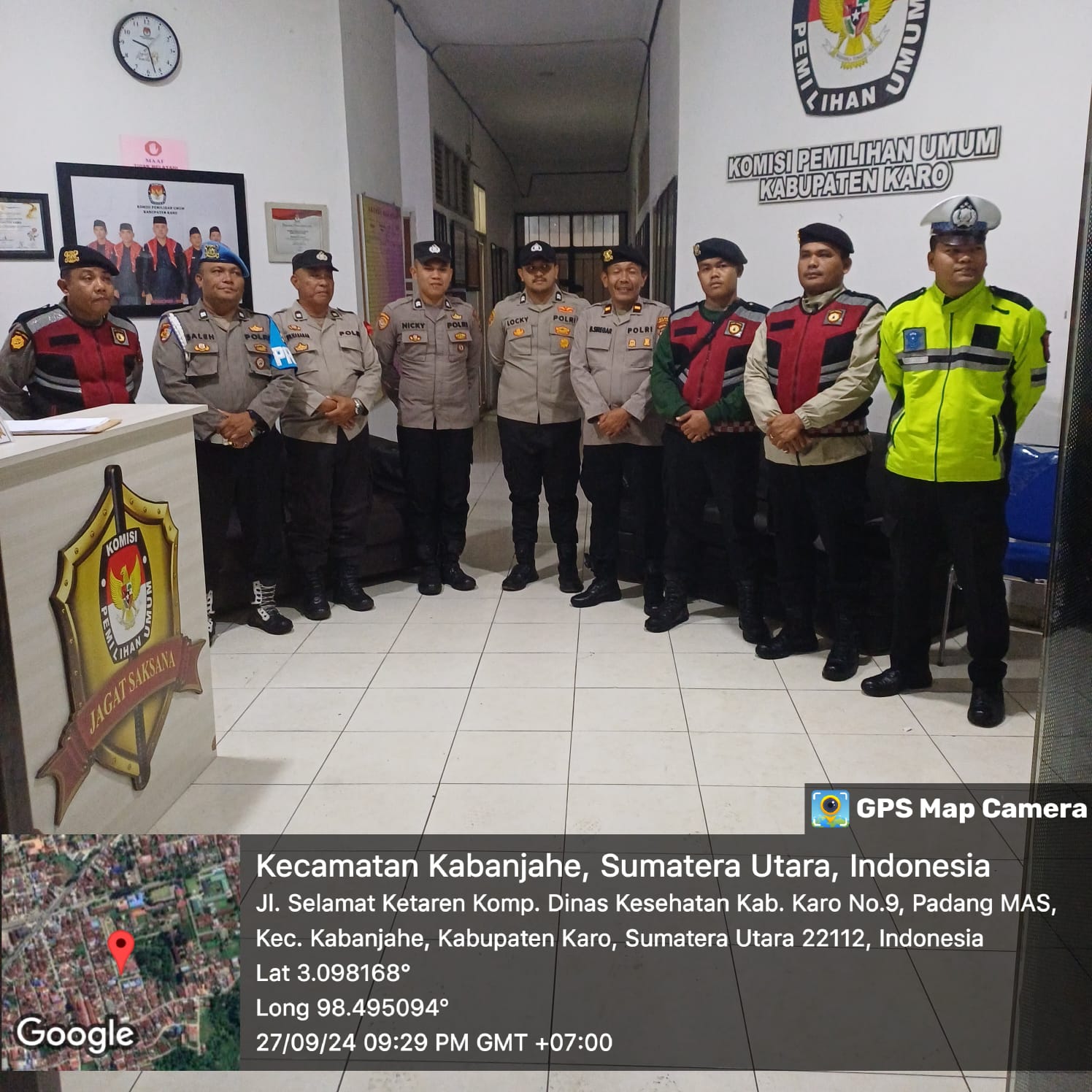 Patroli Gabungan Polres Tanah Karo Antisipasi 3C dan Cooling System Jelang Pilkada 2024