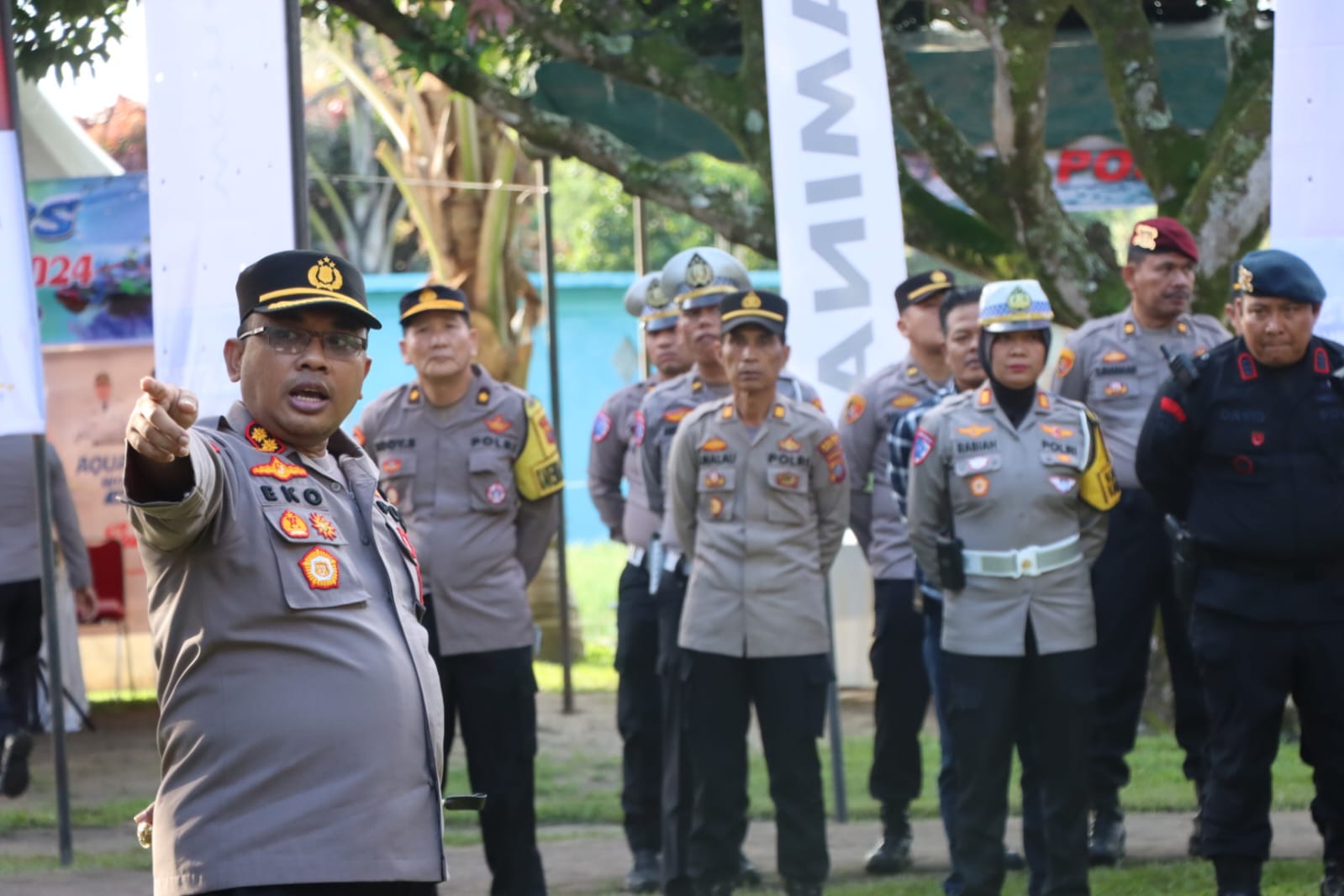 Pembukaan Event Internasional Aquabike World Championship 2024 di Pantai Sinalsal, Tongging, Polres Tanah Karo Maksimalkan Pengamanan