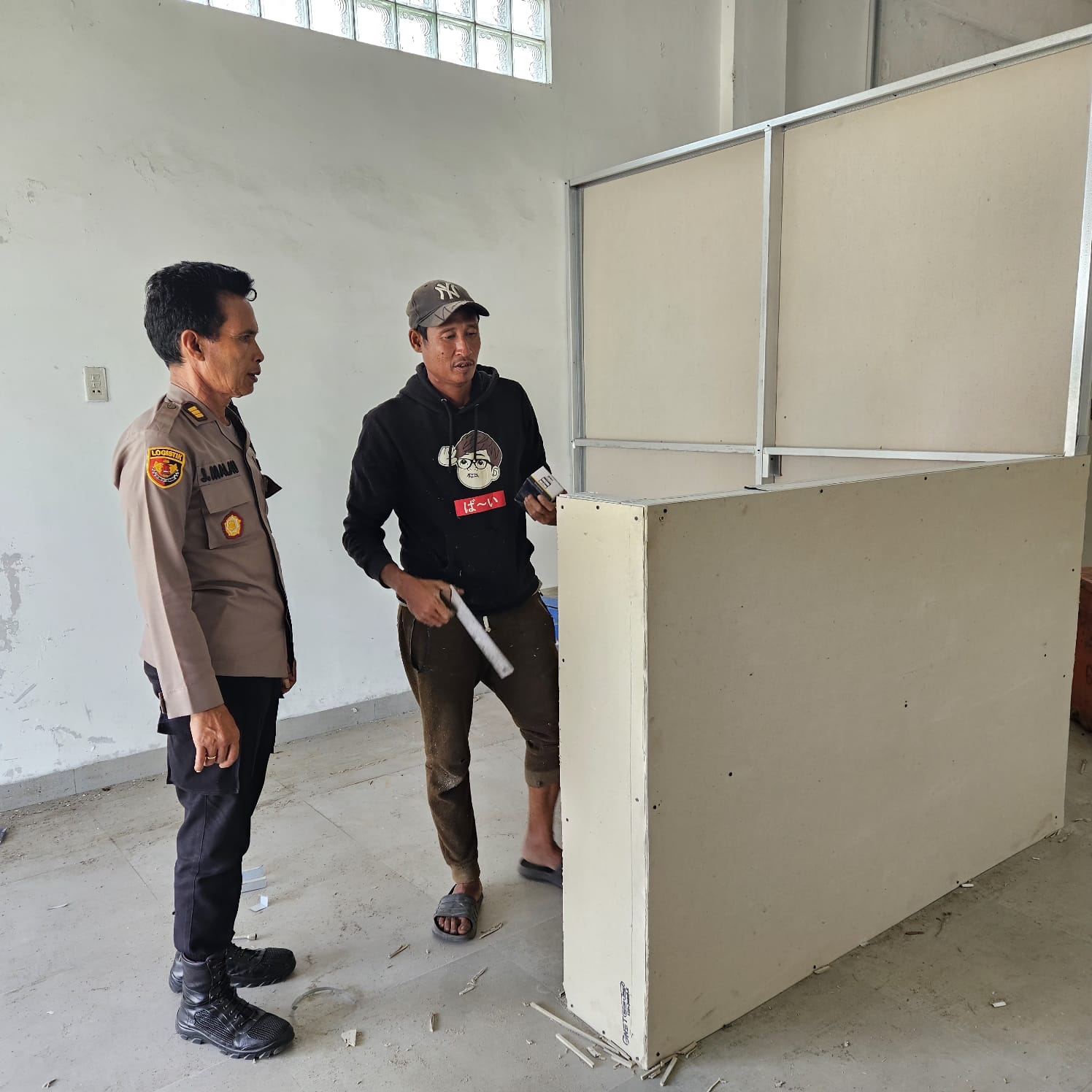 Polres Tanah Karo Percepat Persiapan Gedung SPPG, Dukung Program Makan Bergizi Gratis Untuk Anak Sekolah