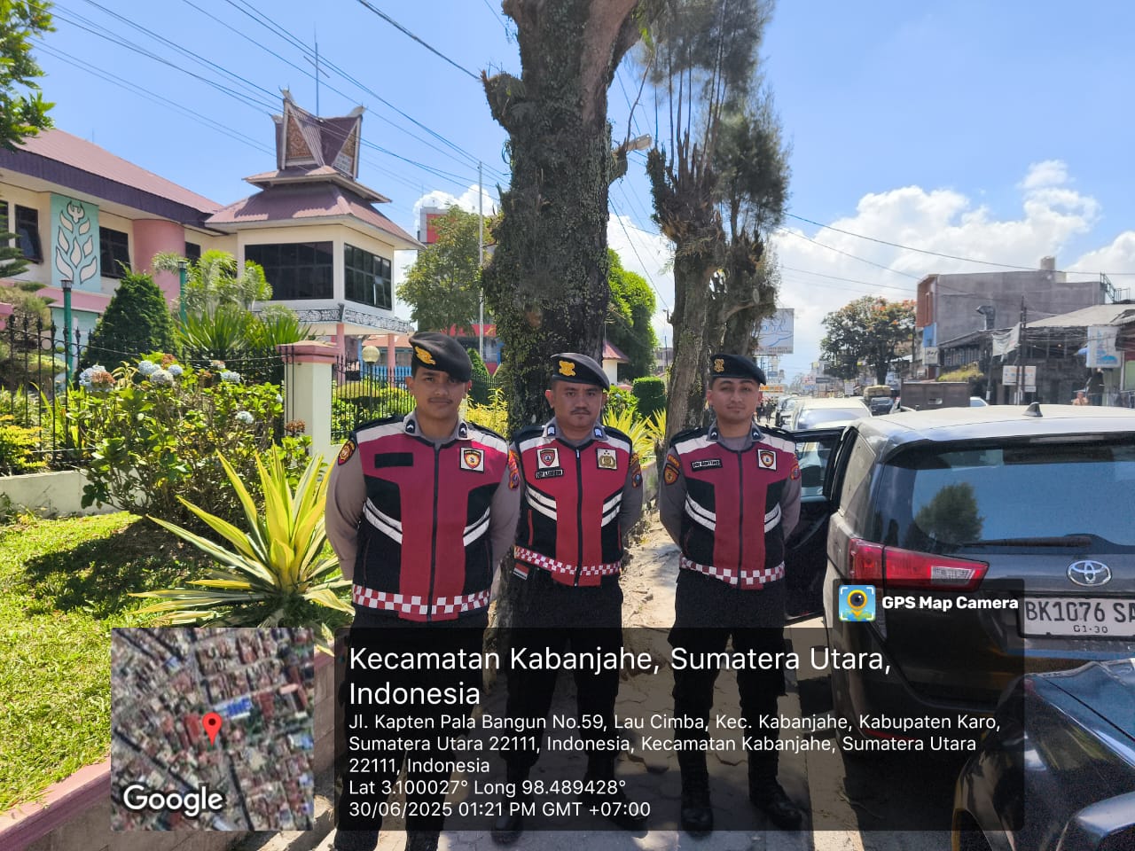 Personel Satsamapta Polres Tanah Karo Gelar Patroli Dialogis di Sejumlah Kantor Strategis, Cegah 3C dan Tindak Kejahatan Lainnya