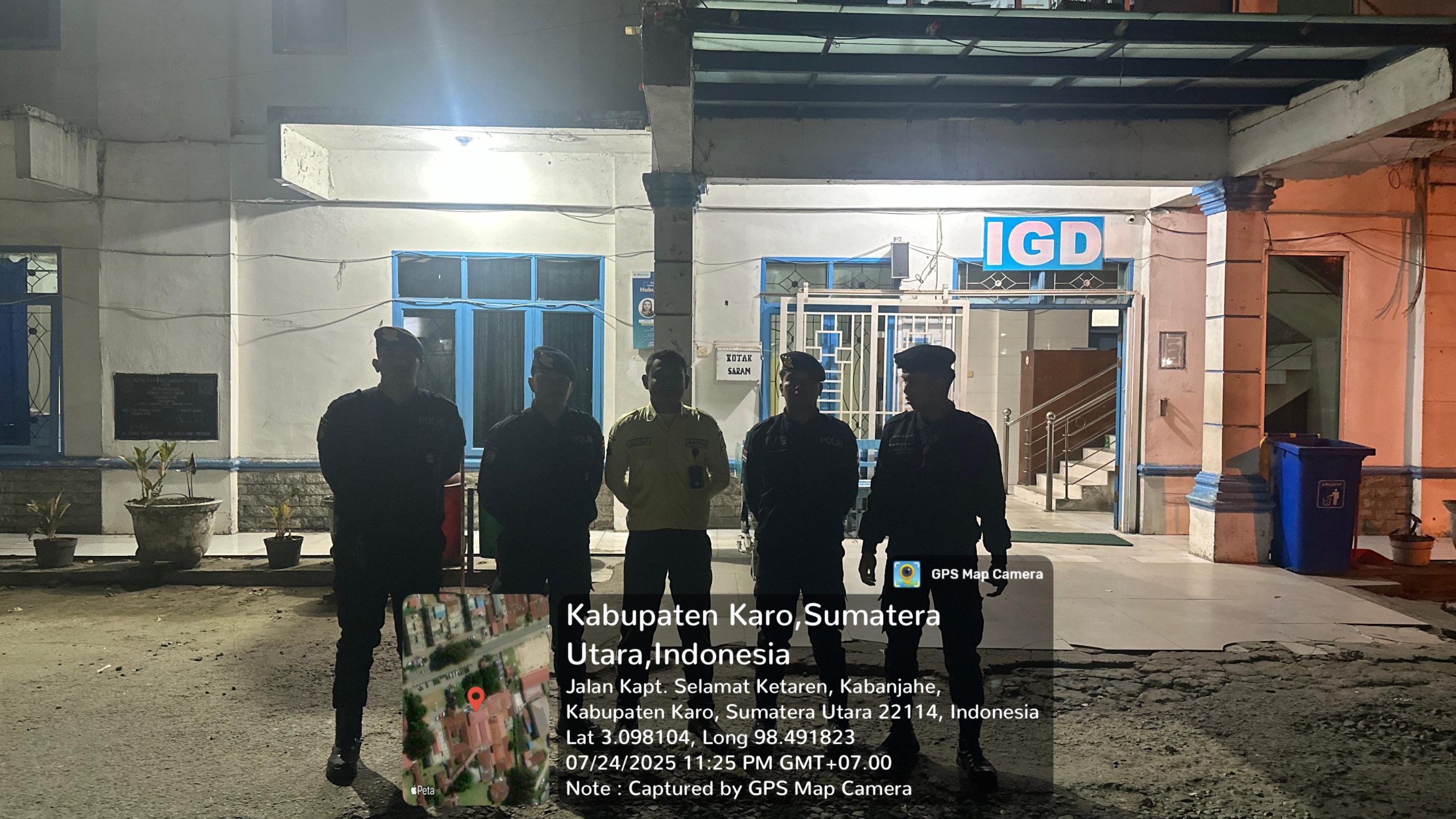 Polres Tanah Karo Gelar Patroli Stasioner Antisipasi 3C dan Tindak Kejahatan Lainnya