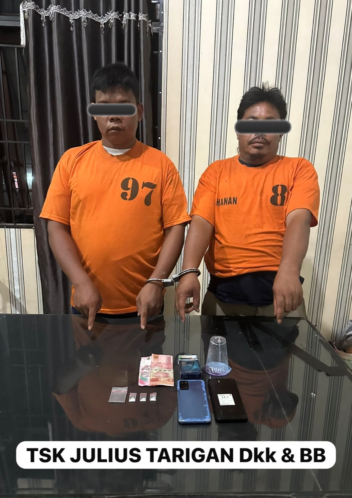 Satresnarkoba Polres Tanah Karo Ringkus Dua Petani Pengedar Sabu di Tiganderket