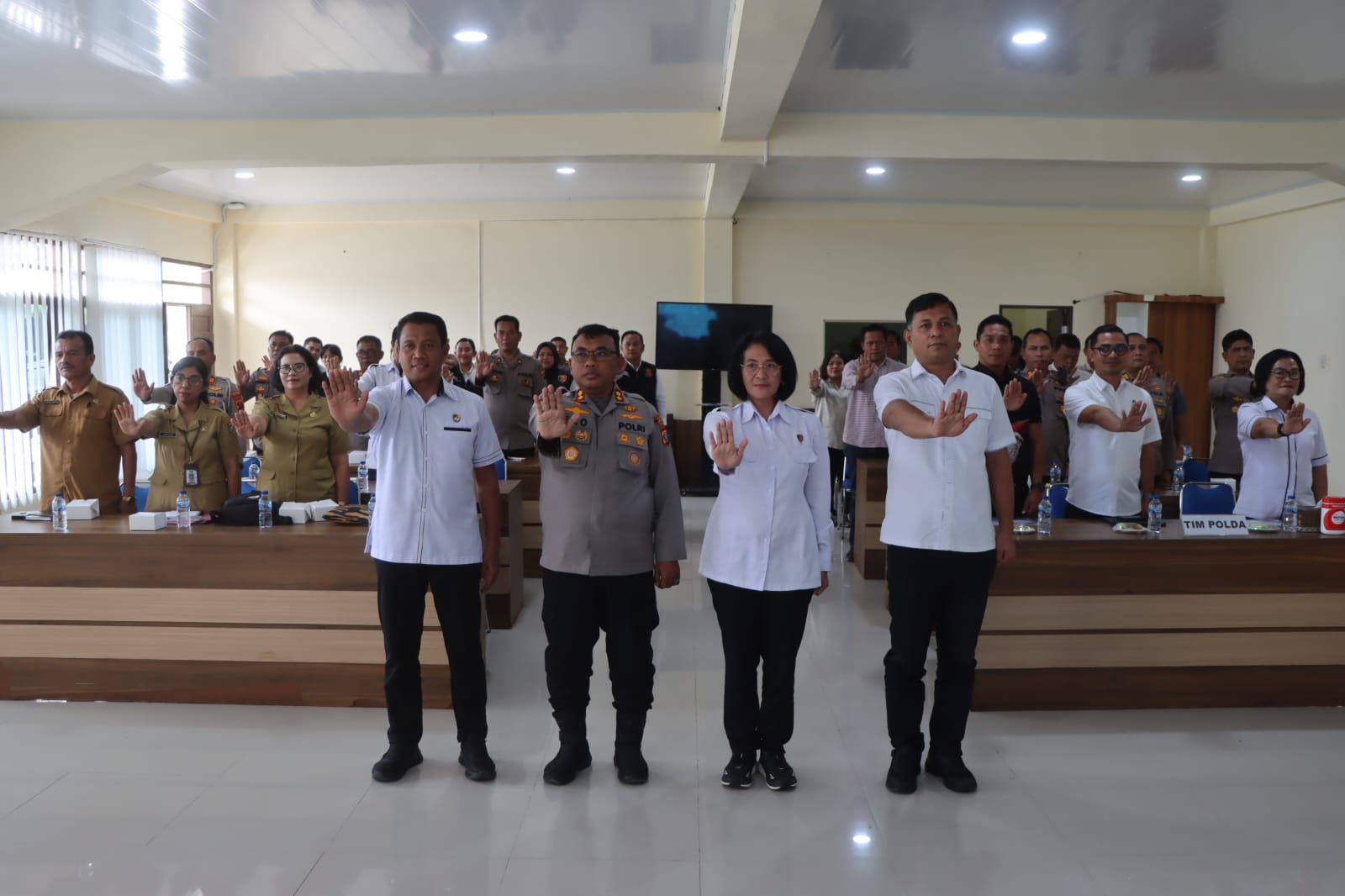 Polres Tanah Karo Terima Kunjungan Tim Dit PPA-PPO Bareskrim, Dalam Rangka Studi Kelayakan Pembentukan Satres PPA dan PPO