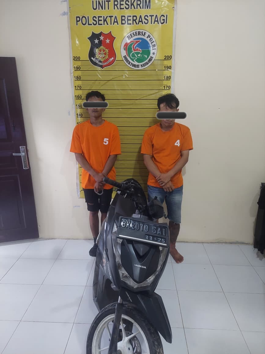 Polsek Berastagi Ungkap Kasus Pencurian Sepeda Motor di Berastagi, Dua Pelaku Diamankan