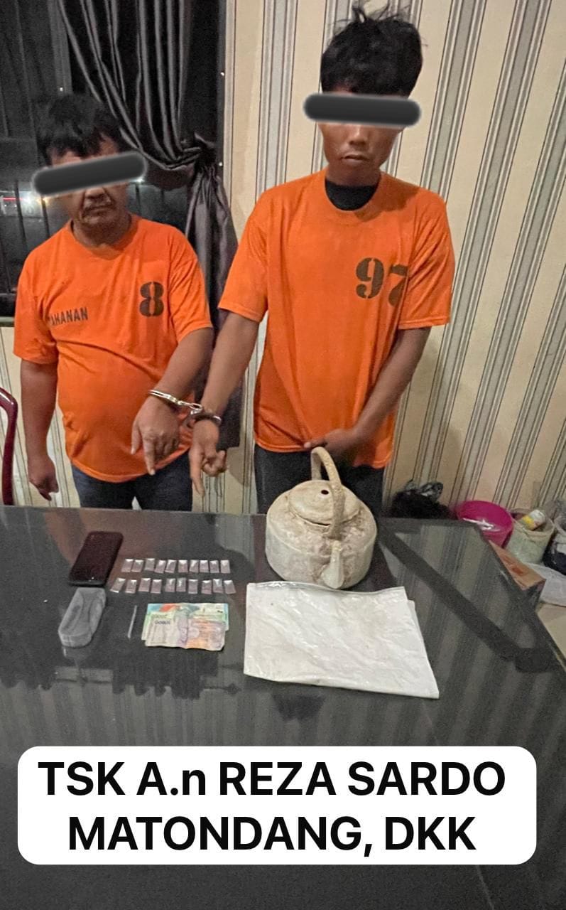 Satresnarkoba Polres Tanah Karo Tangkap Dua Pengedar Narkoba di Lau Baleng