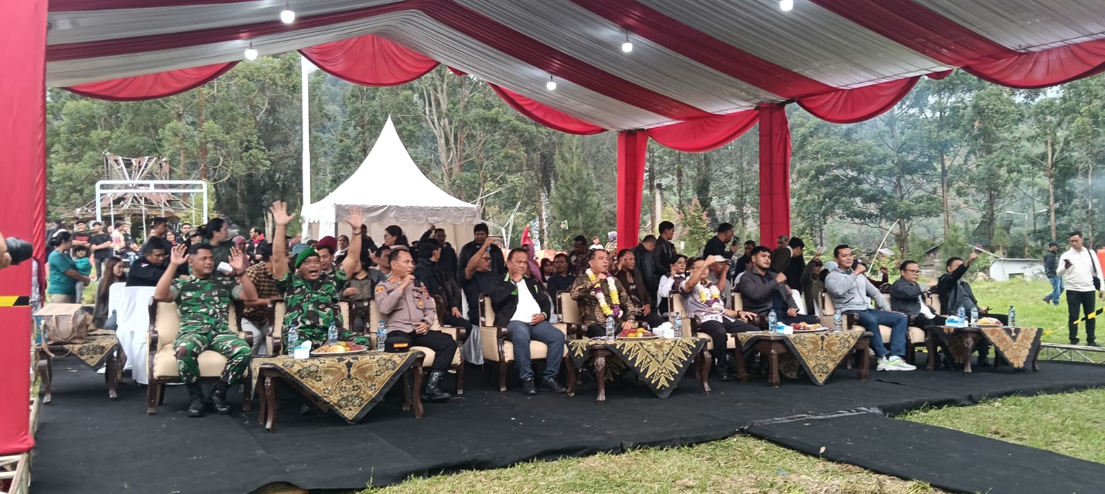 Polsek Simpang Empat Amankan Even Karo Music Camp 2025 di Lau Kawar