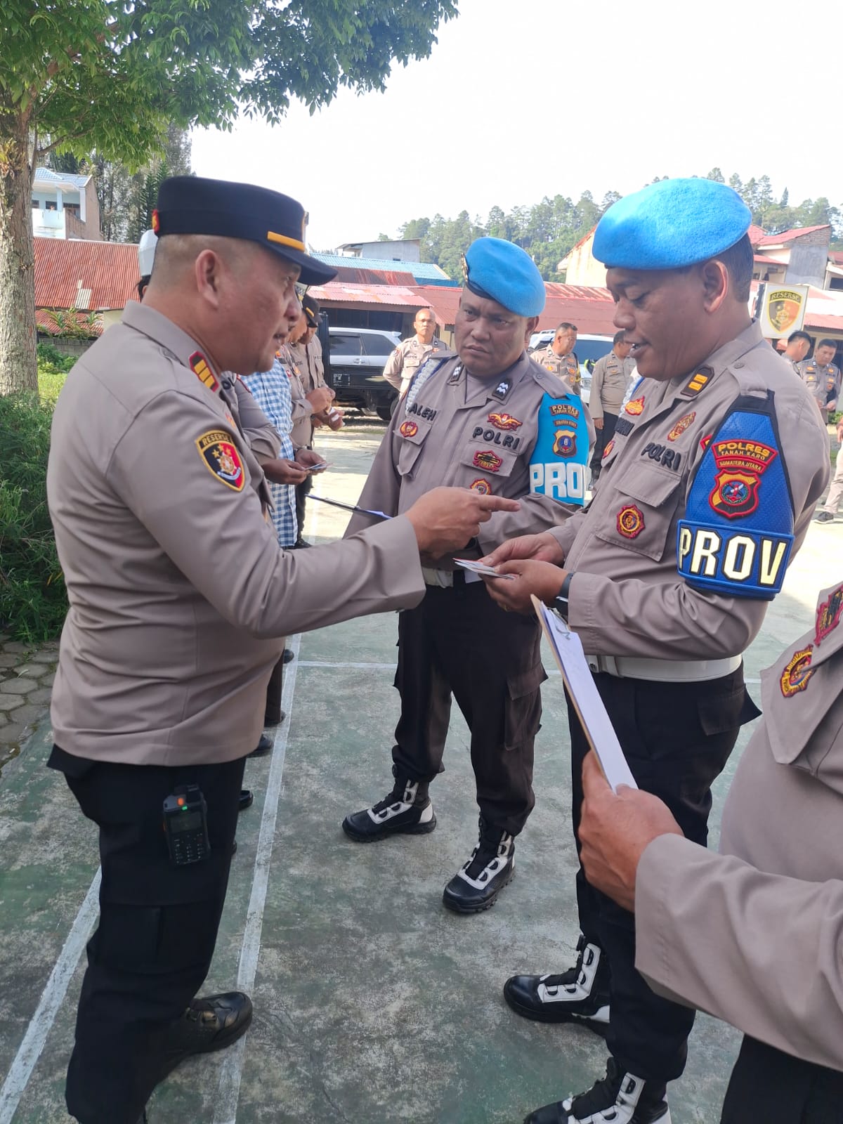 Ops Gaktibplin Sie Propam Polres Tanah Karo Digelar di Polsek Berastagi