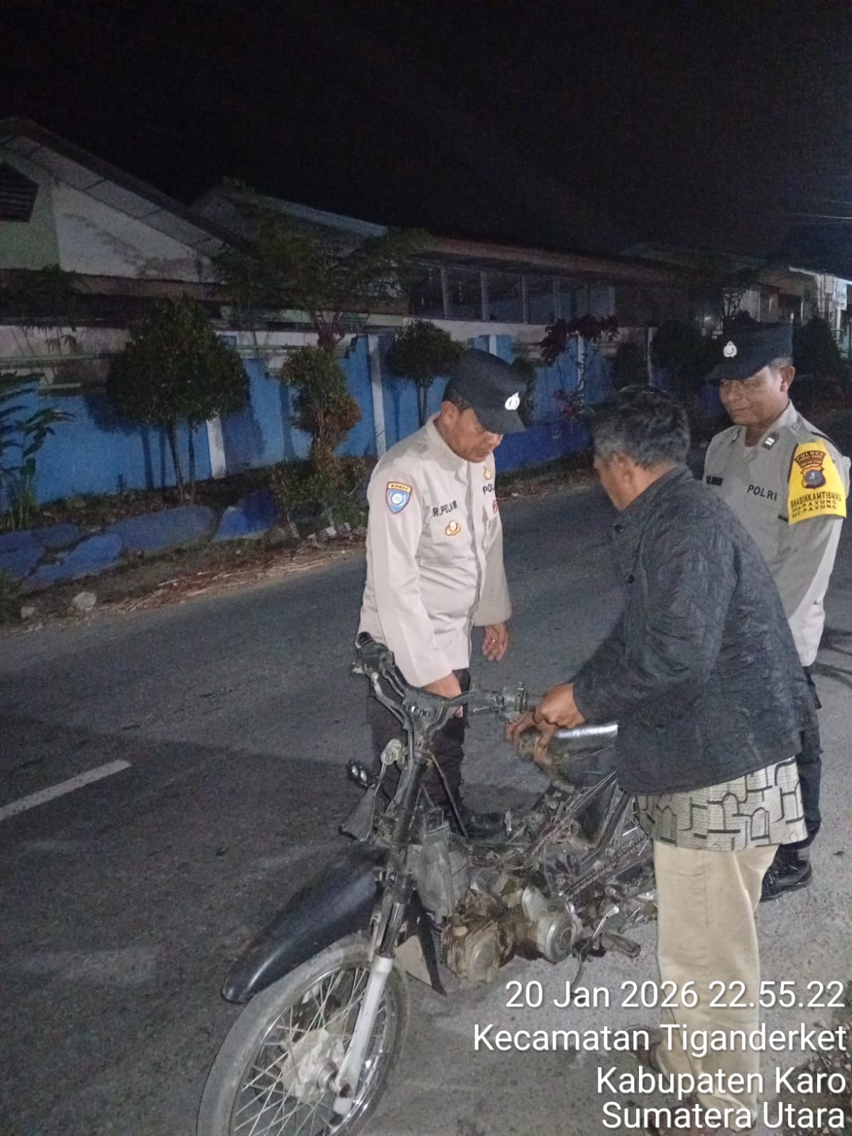 Polsek Payung Gelar KRYD Malam Hari, Antisipasi Begal, 3C, dan Balap Liar