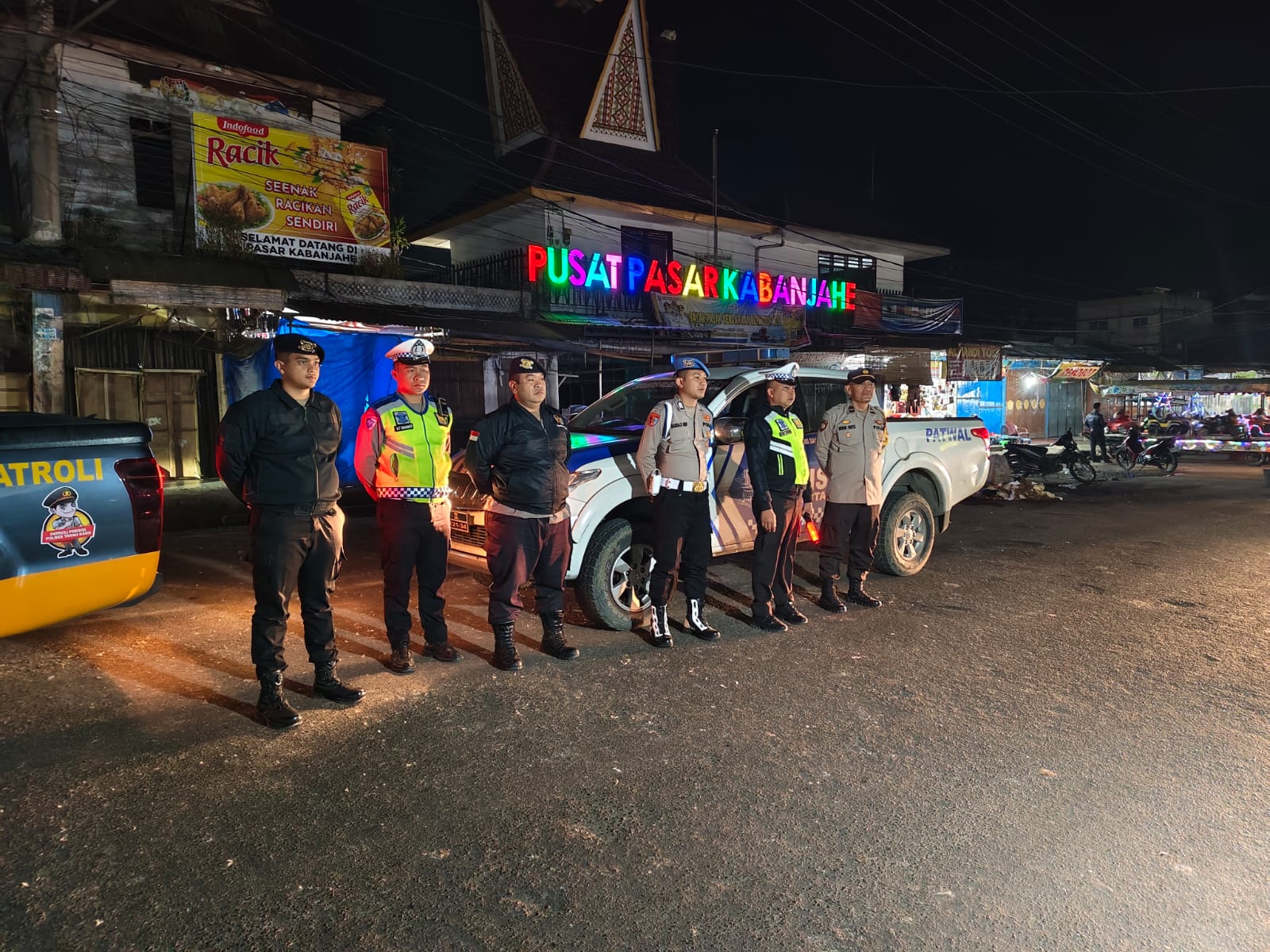 Ciptakan Rasa Aman, Polres Tanah Karo Gelar Patroli Dini Hari