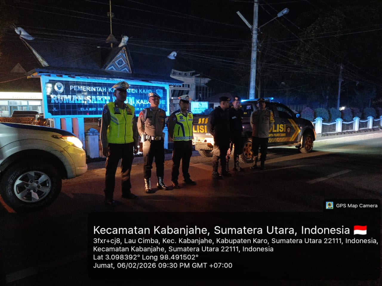 Patroli Malam Polres Tanah Karo Ciptakan Kamtibmas Kondusif