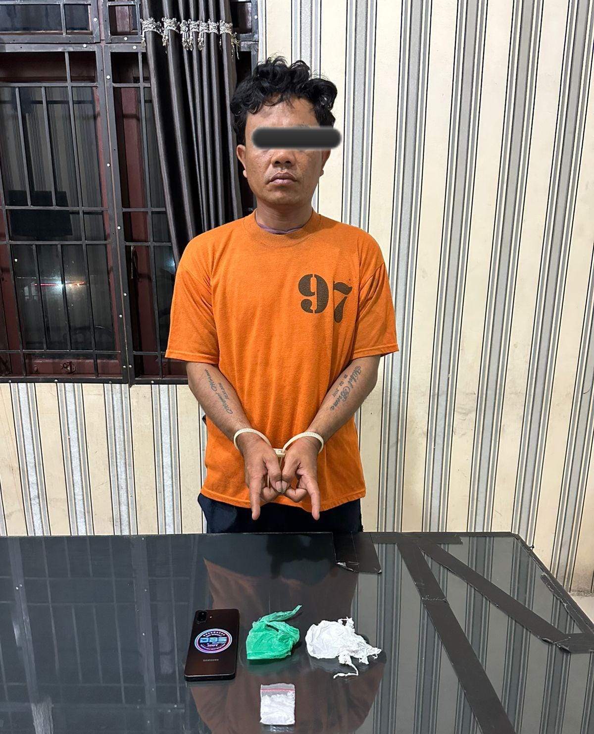 Satresnarkoba Polres Tanah Karo Tangkap Pria Pembawa 8,05 Gram Sabu di Kuta Buluh