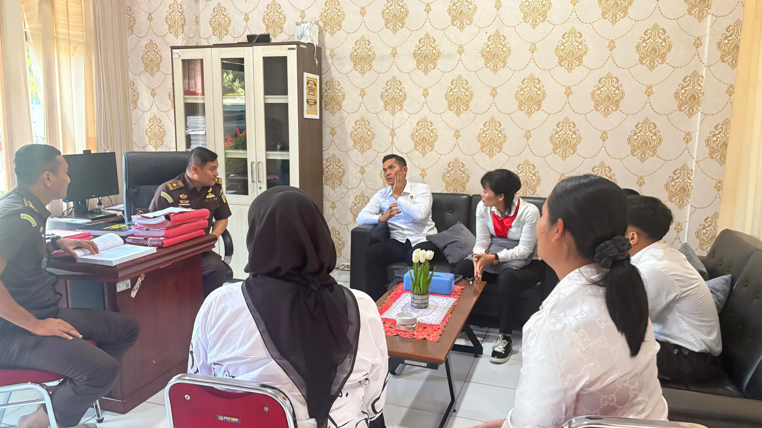 Satres PPA & PPO Polres Tanah Karo Laksanakan Koordinasi Perkara di Kejari Karo