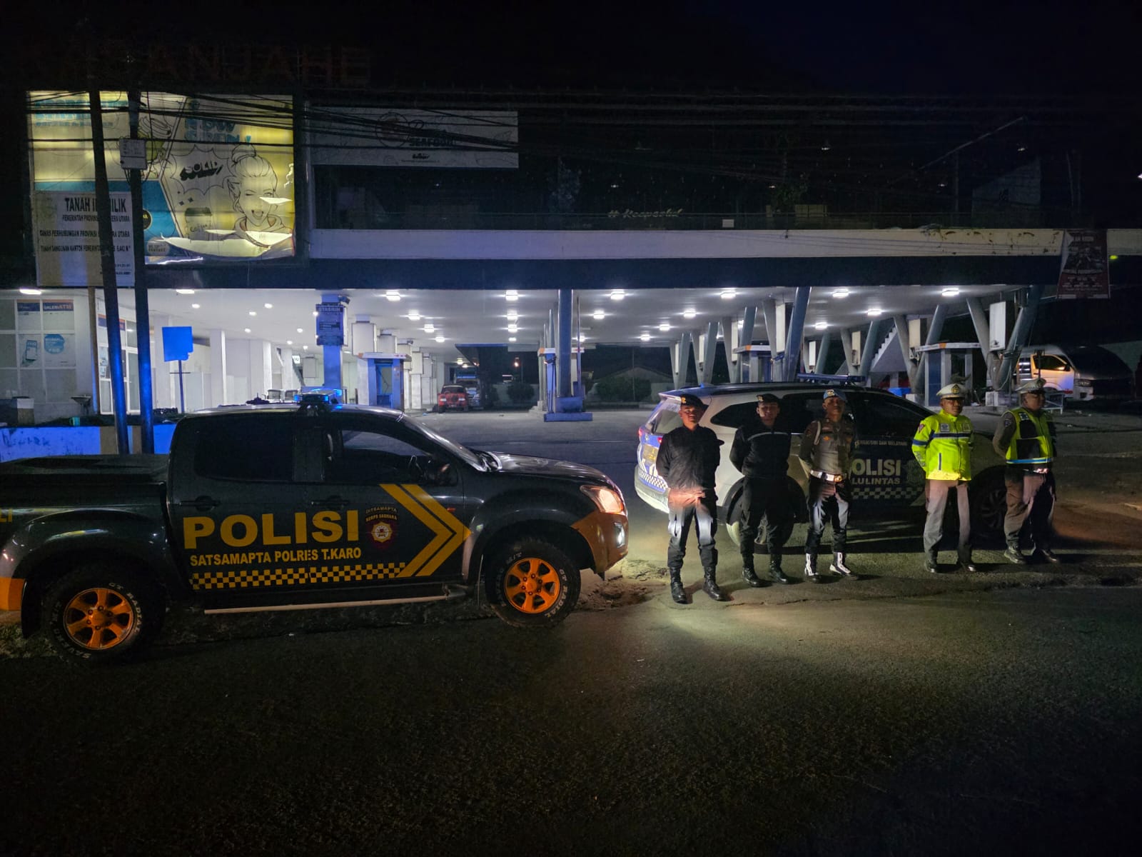 Polres Tanah Karo Tingkatkan Patroli Malam, Pengamanan Tarawih dan Antisipasi Gangguan Kamtibmas