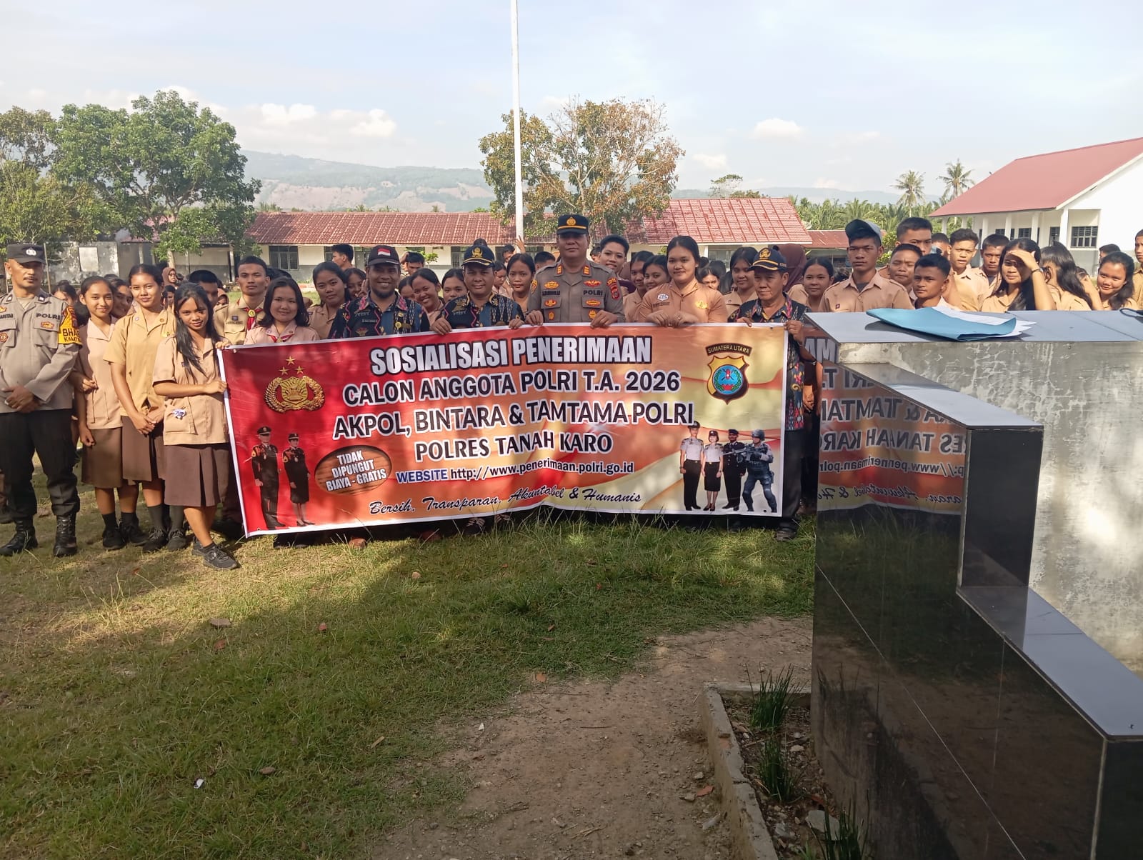 Polsek Mardingding Sosialisasikan Penerimaan Taruna Akpol, Bintara dan Tamtama Polri 2026