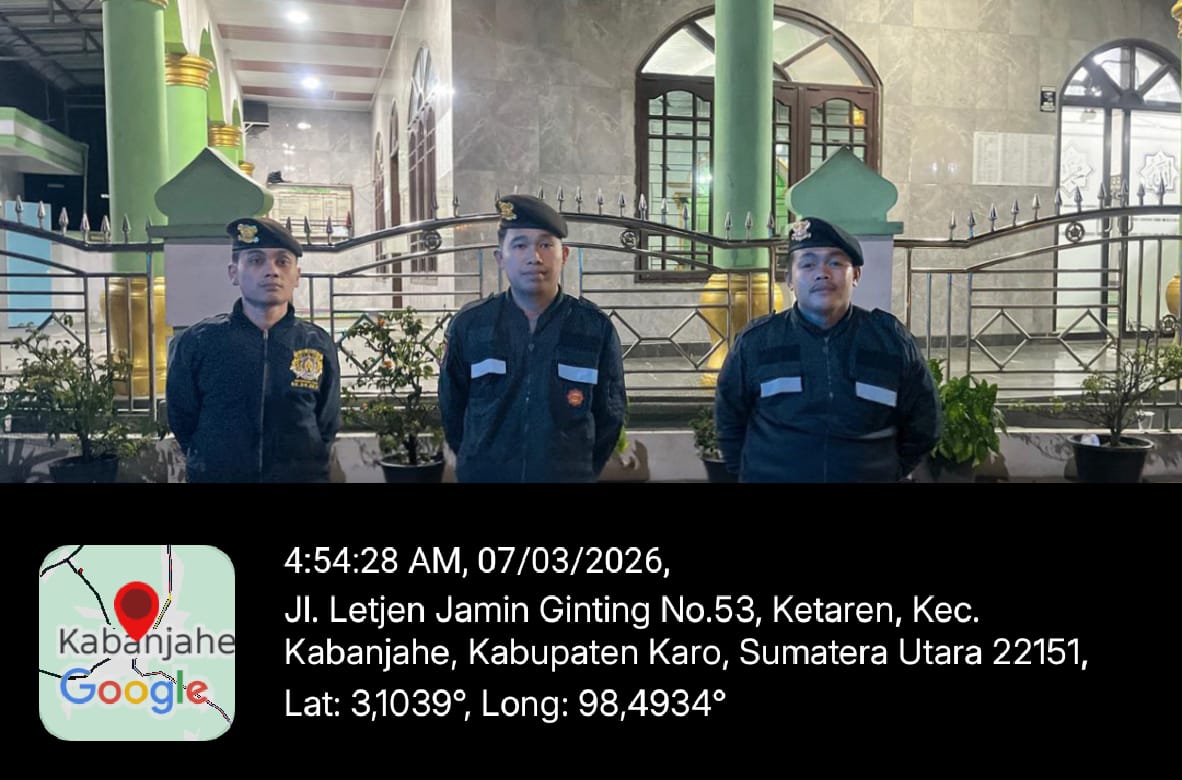 Patroli Blue Light Asmara Subuh, Polres Tanah Karo Jaga Keamanan Ibadah di Bulan Ramadhan