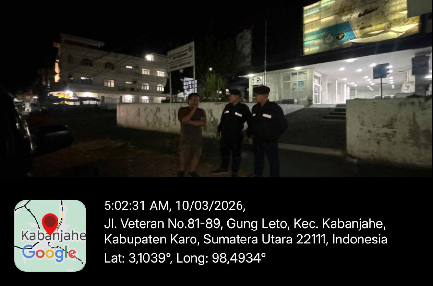 Patroli Blue Light Asmara Subuh, Polres Tanah Karo Jaga Keamanan Ibadah Ramadhan