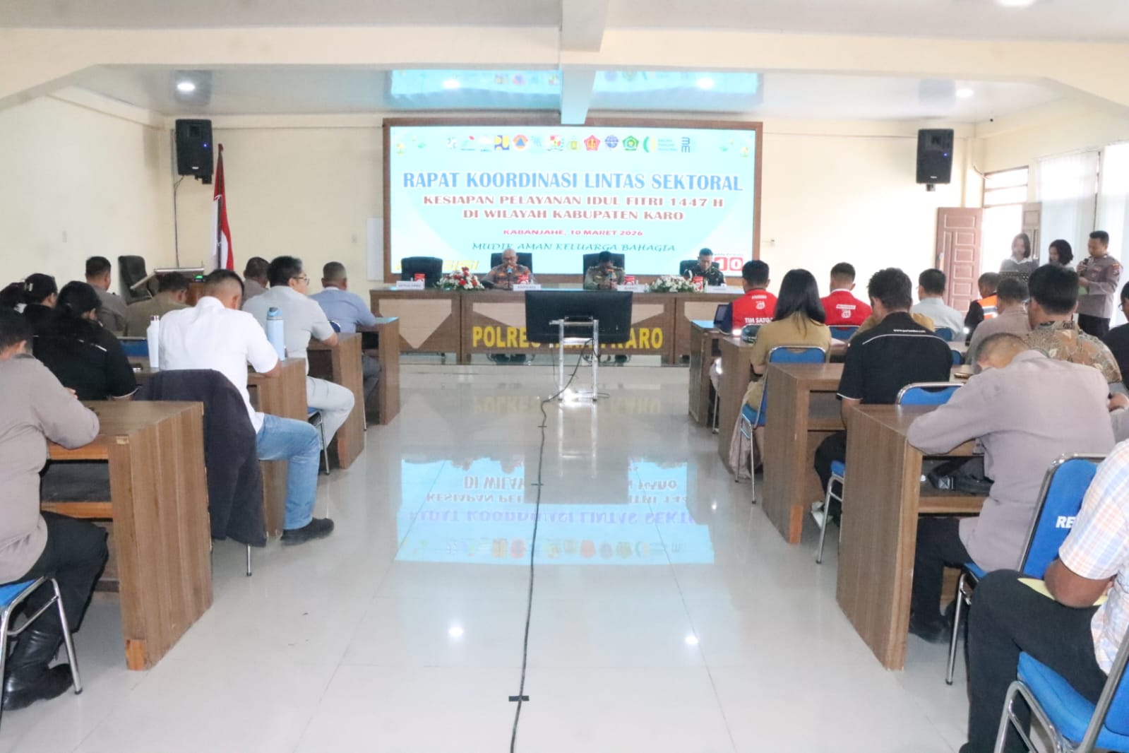 Polres Tanah Karo Gelar Rakor Lintas Sektoral Ops Ketupat Toba 2026