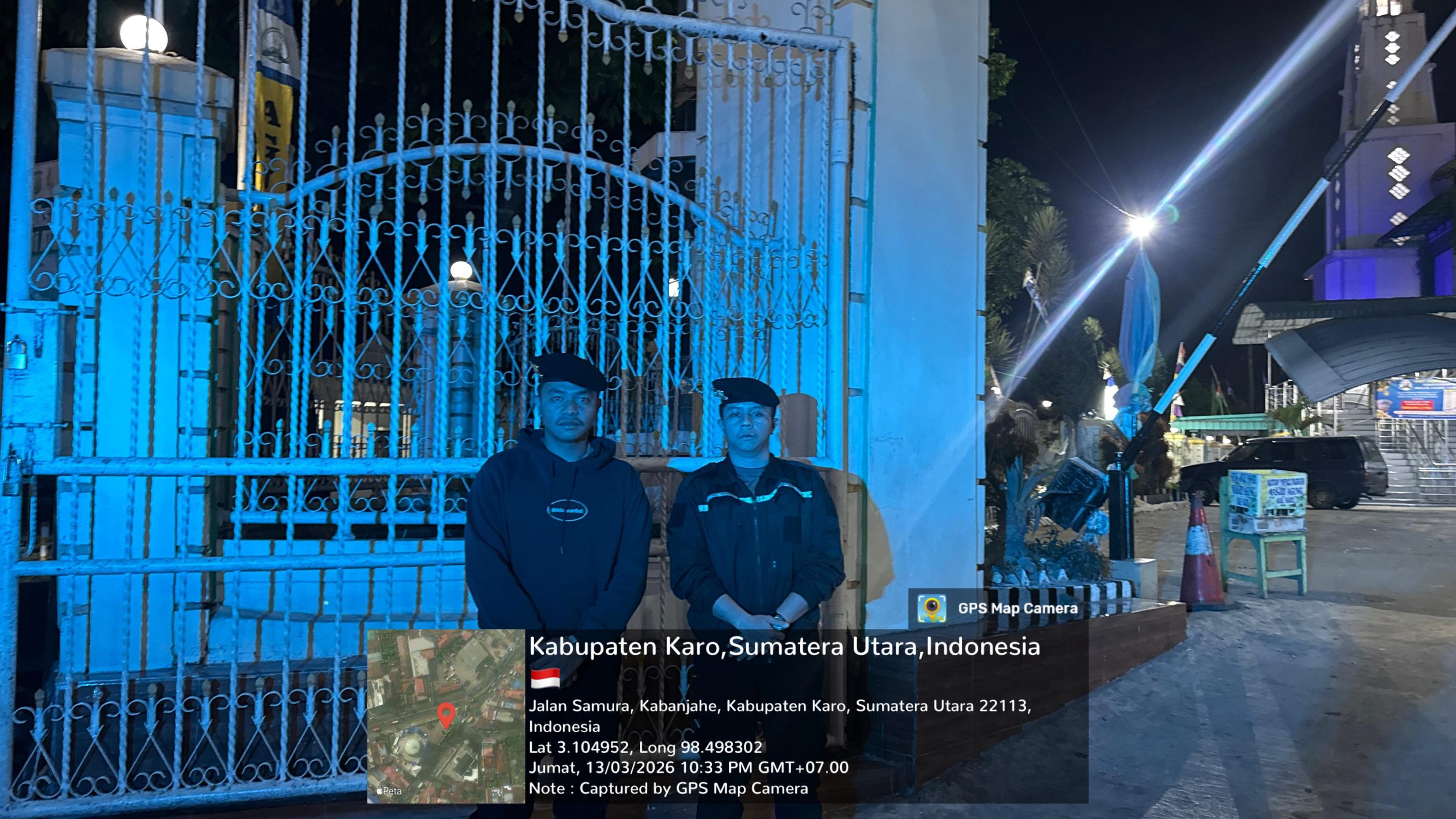 Polres Tanah Karo Patroli Blue Light Asmara Subuh, Jaga Keamanan Ibadah Ramadhan