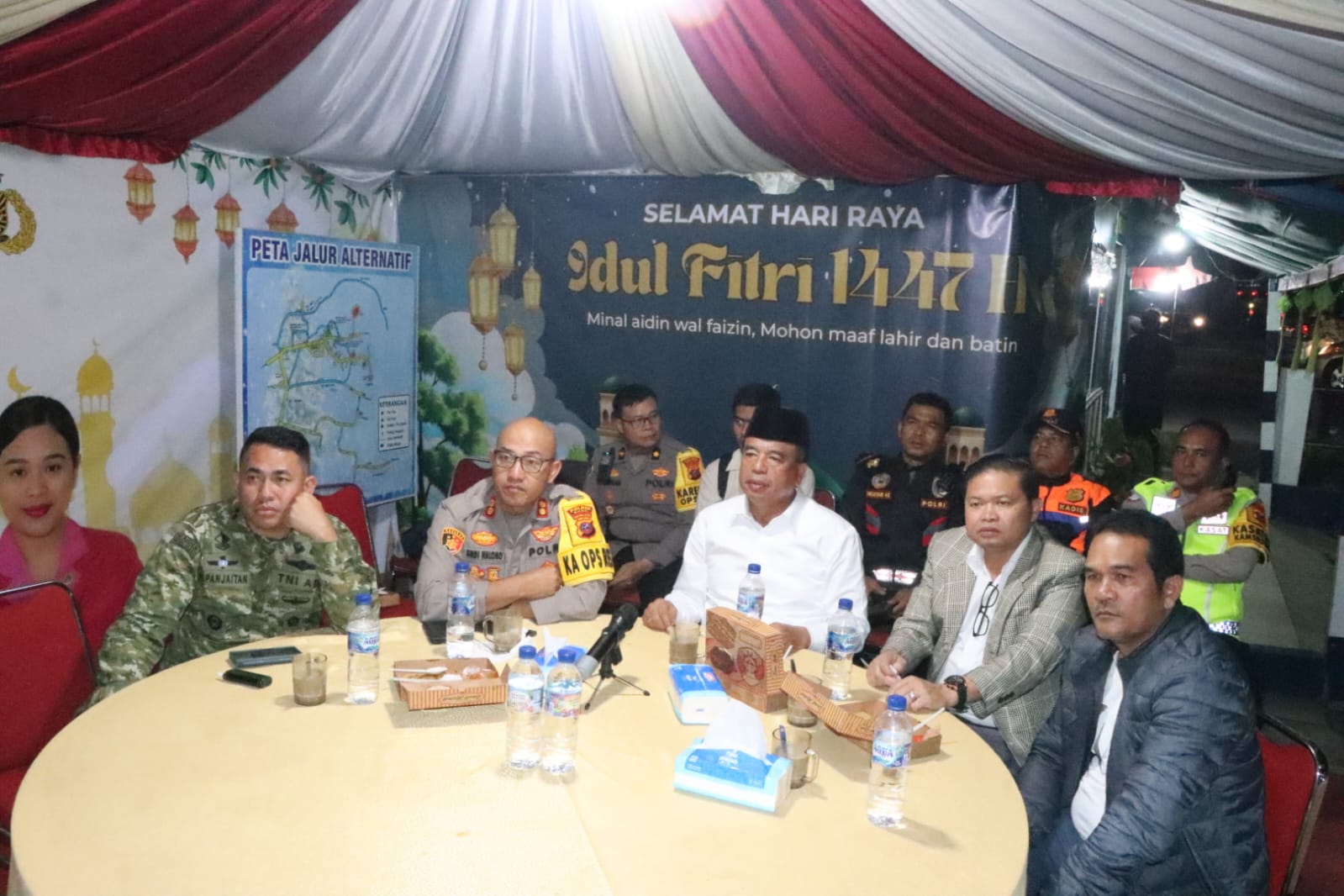 Forkopimda Karo Ikuti Arahan Kapolri di Malam Takbiran, Pengamanan Idul Fitri Diperkuat