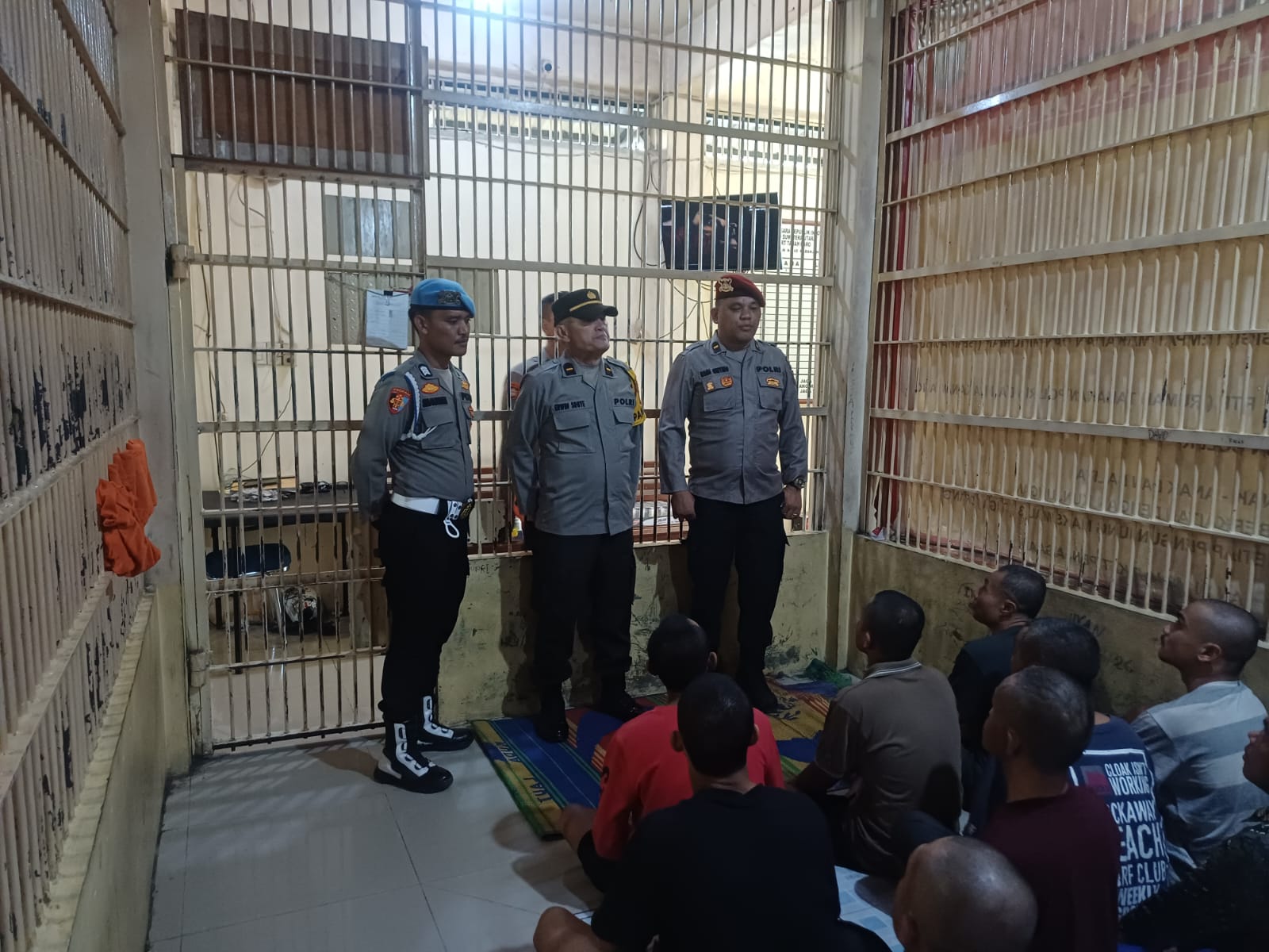 Pawas dan Padal Polres Tanah Karo Halal Bihalal Bersama Tahanan