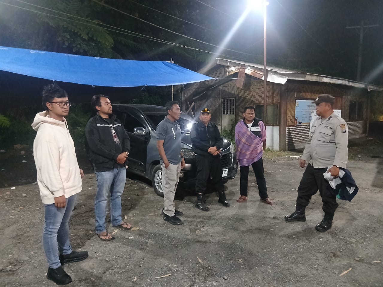 Polsek Berastagi Monitoring Antisipasi Pungli di Simpang Doulu, Situasi Aman Kondusif