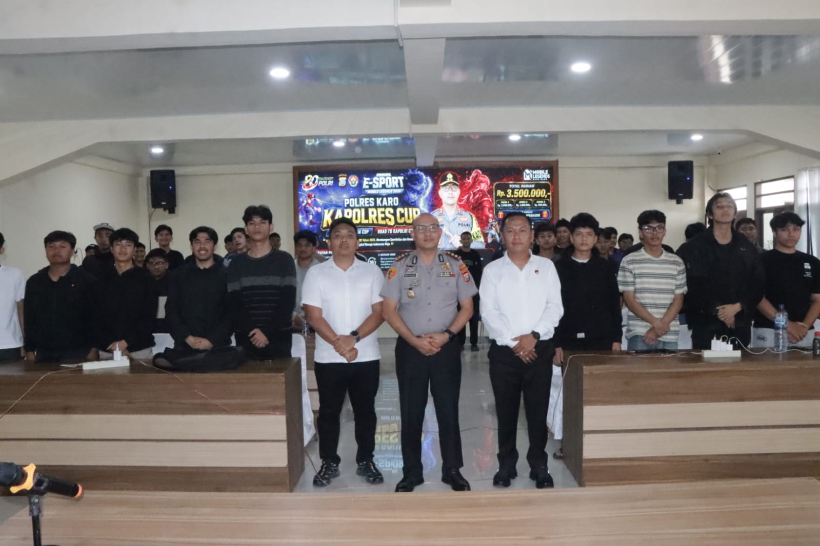 Kapolres Cup Mobile Legends Jadi Magnet Generasi Digital, Hari Bhayangkara ke-80 di Karo Dirayakan Lewat E-Sport