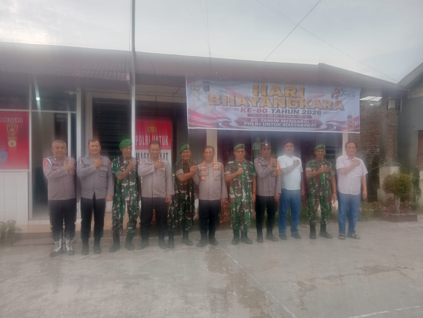 Momen HUT Bhayangkara ke-80, Sinergitas TNI-Polri di Barusjahe Semakin Kokoh
