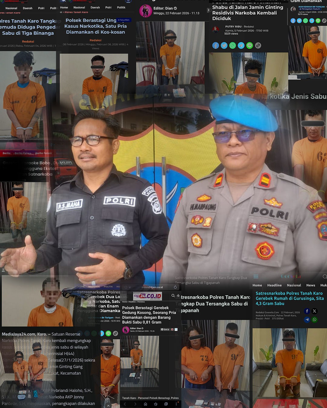 Tindak Lanjuti Isu Viral Dugaan Keterlibatan Anggota dengan Bandar Narkoba, Sipropam Polres Karo Lakukan Penyelidikan dan Tes Urine Personel